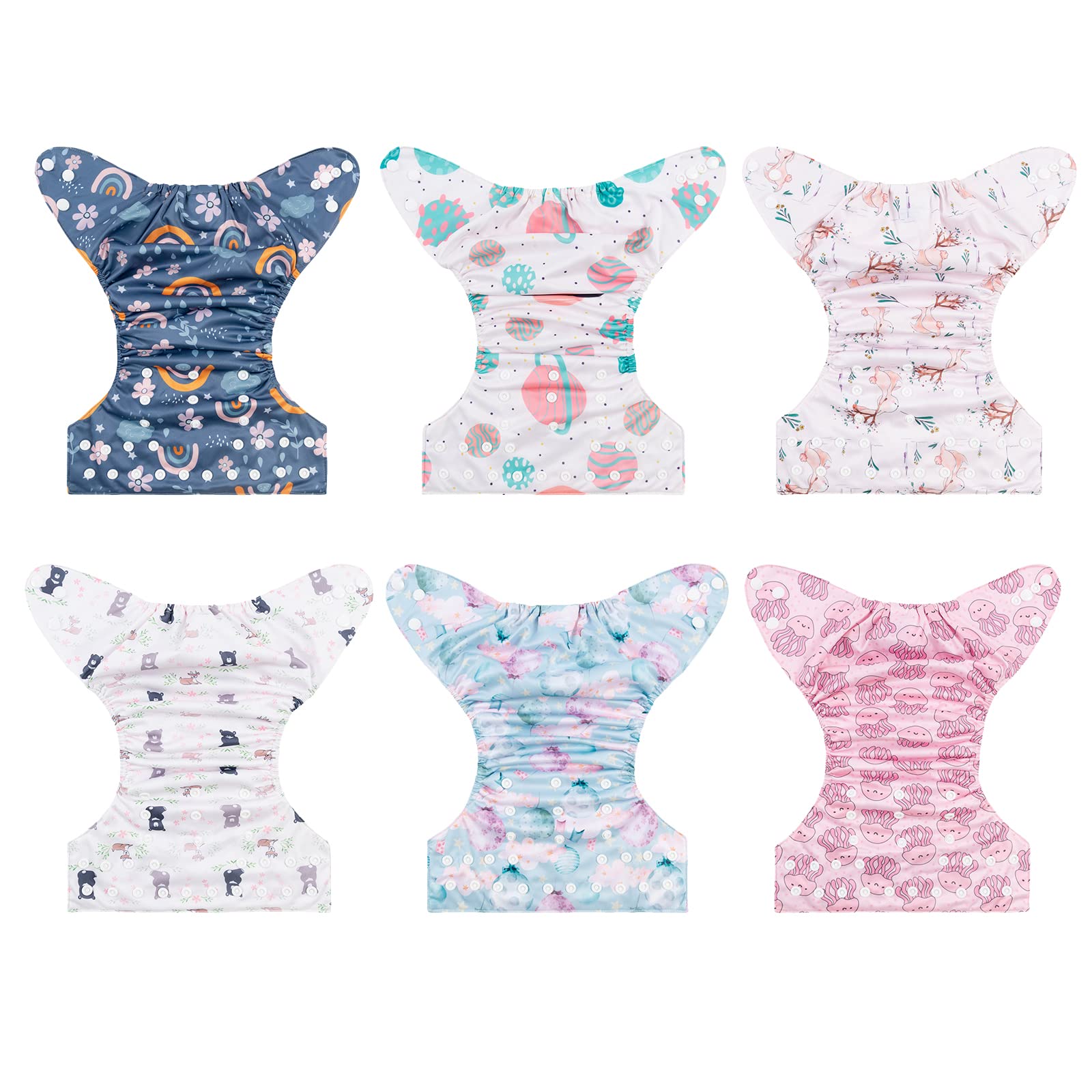 babygoal rayon bamboo inserts — soft, quick-drying core for sensitive skin.
