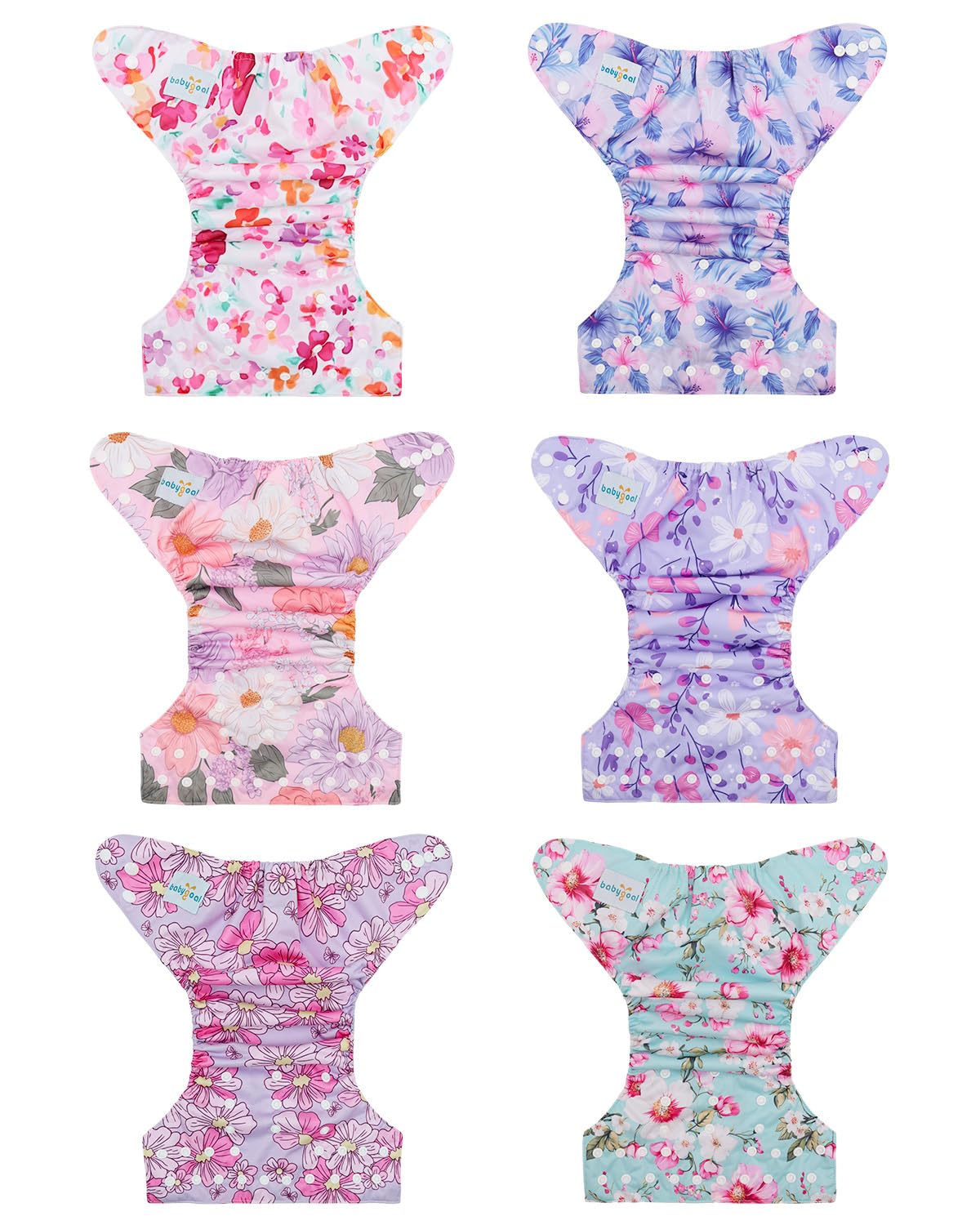 Babygoal rayon from bamboo inserts highlight softness and absorbency for dry, comfortable fits