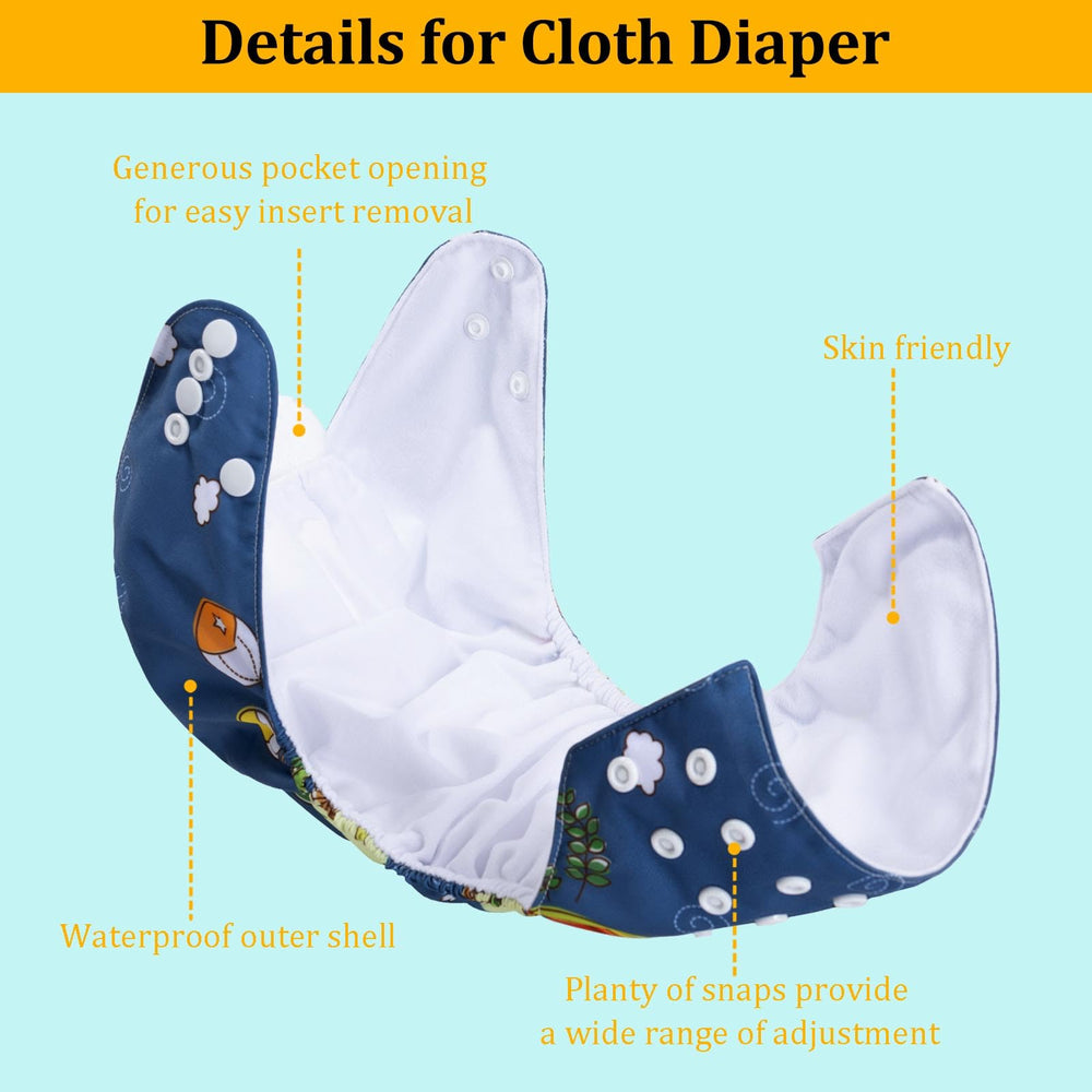 babygoal rayon from bamboo inserts demonstrating soft breathable layers