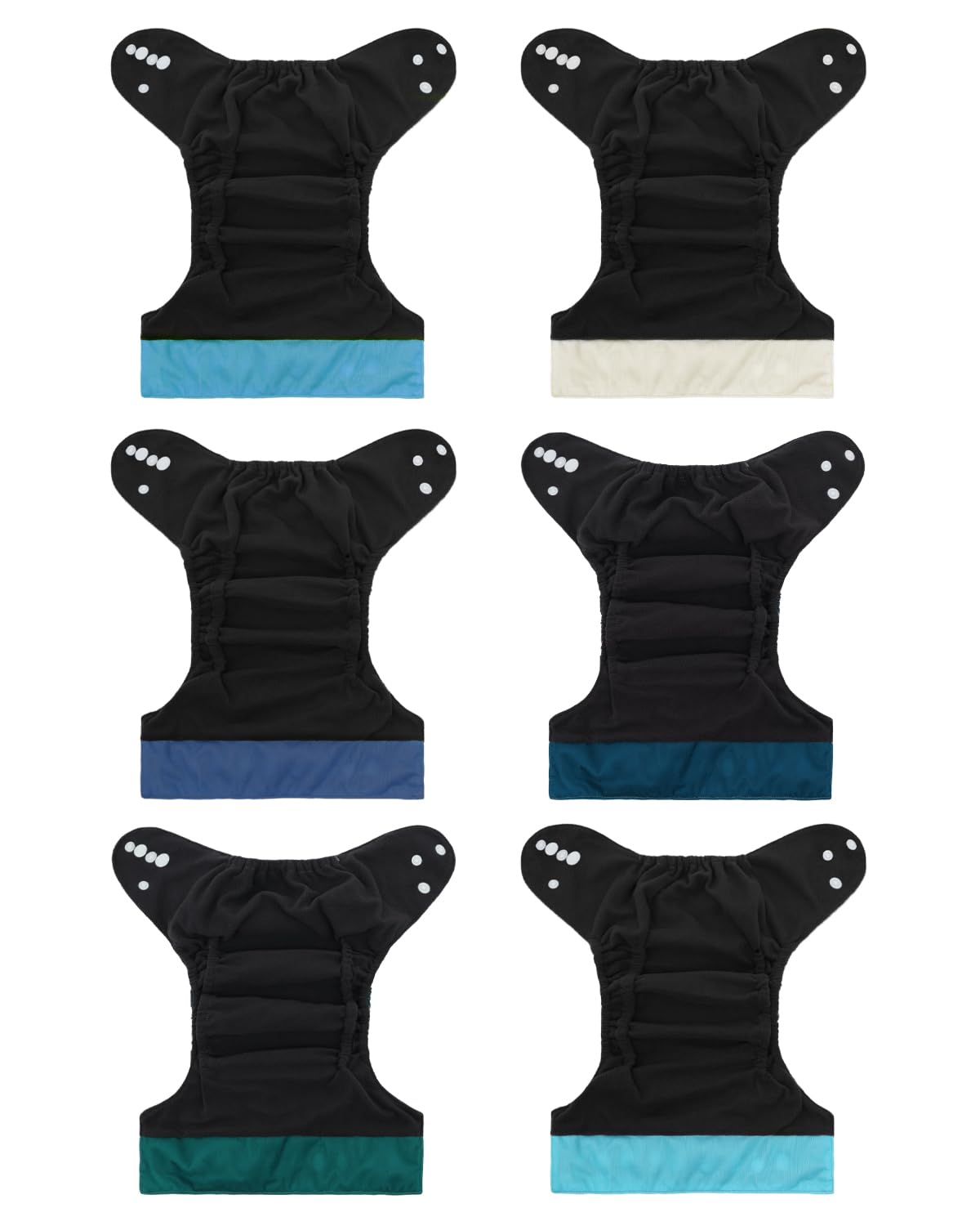 babygoal reusable charcoal diapers dinosaur pattern demonstrates comfy fit