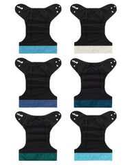 babygoal reusable charcoal diapers dinosaur pattern demonstrates comfy fit