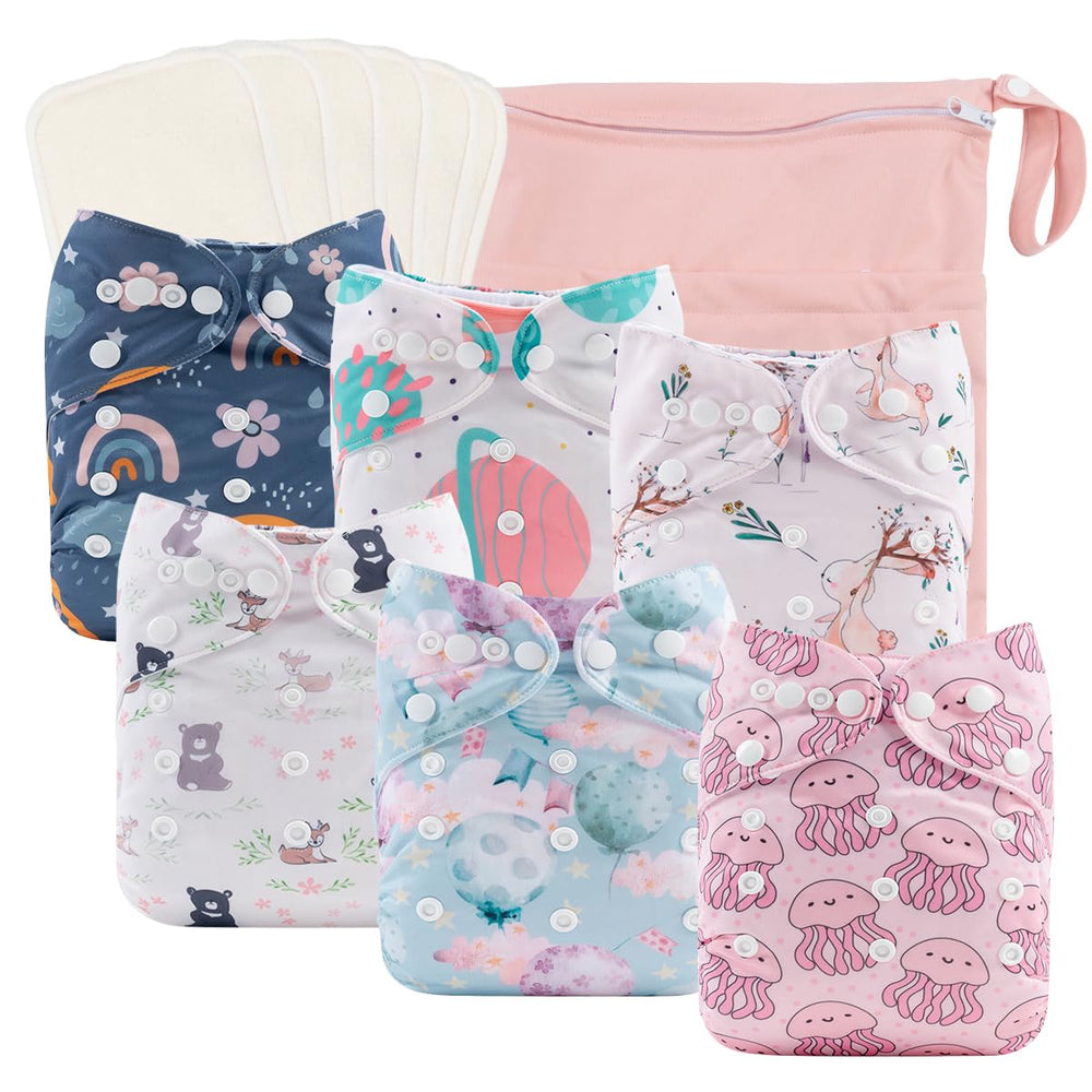 babygoal reusable cloth diapers pack — cost-saving, eco-friendly diapering for growing babies.