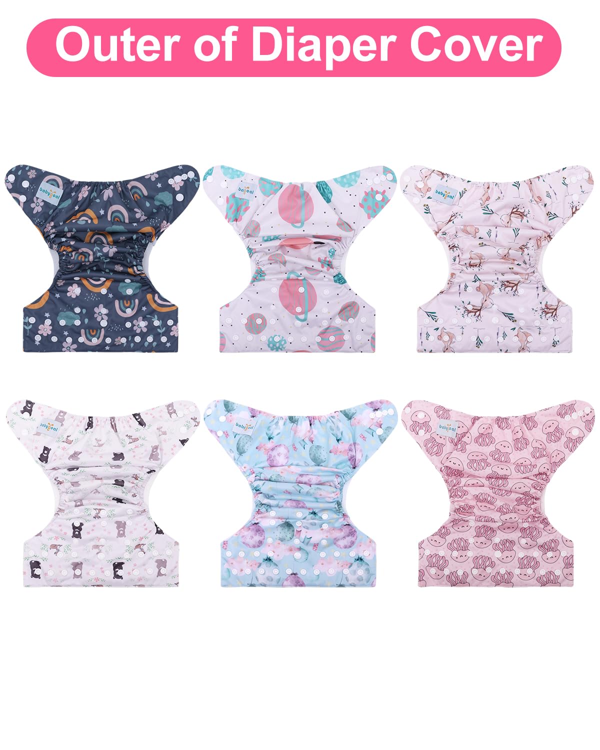 babygoal one-size cover fits 7-33 pounds with comfy waist and leg elastics