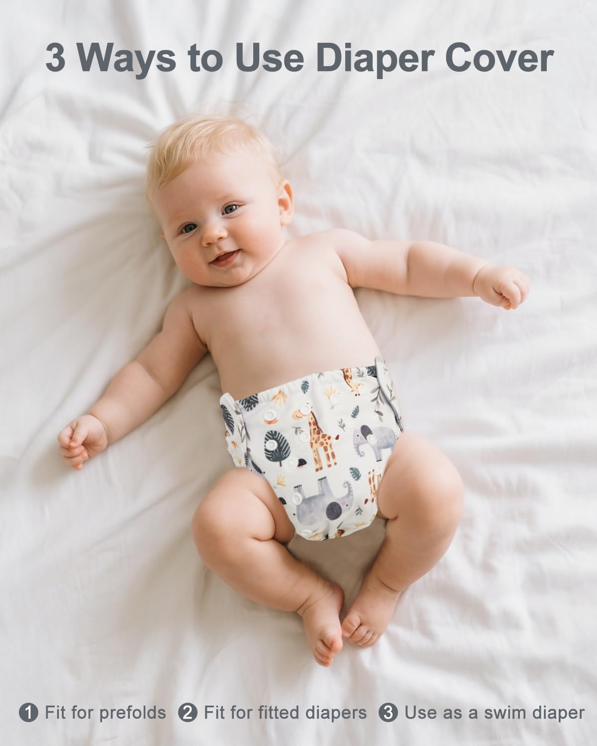 Babygoal soft-breathable-material fabric is gentle on skin for all-day wear.
