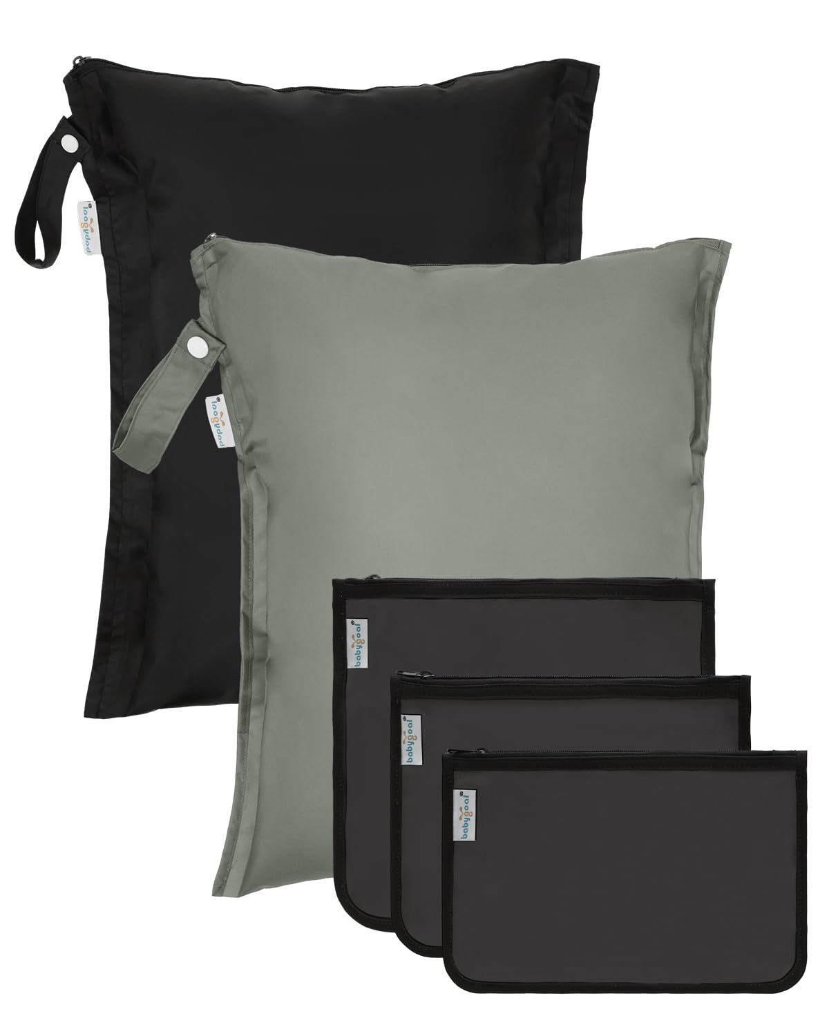 babygoal waterproof wet dry bags 16x13 inch ideal for damp clothing and towels - leak-proof storage