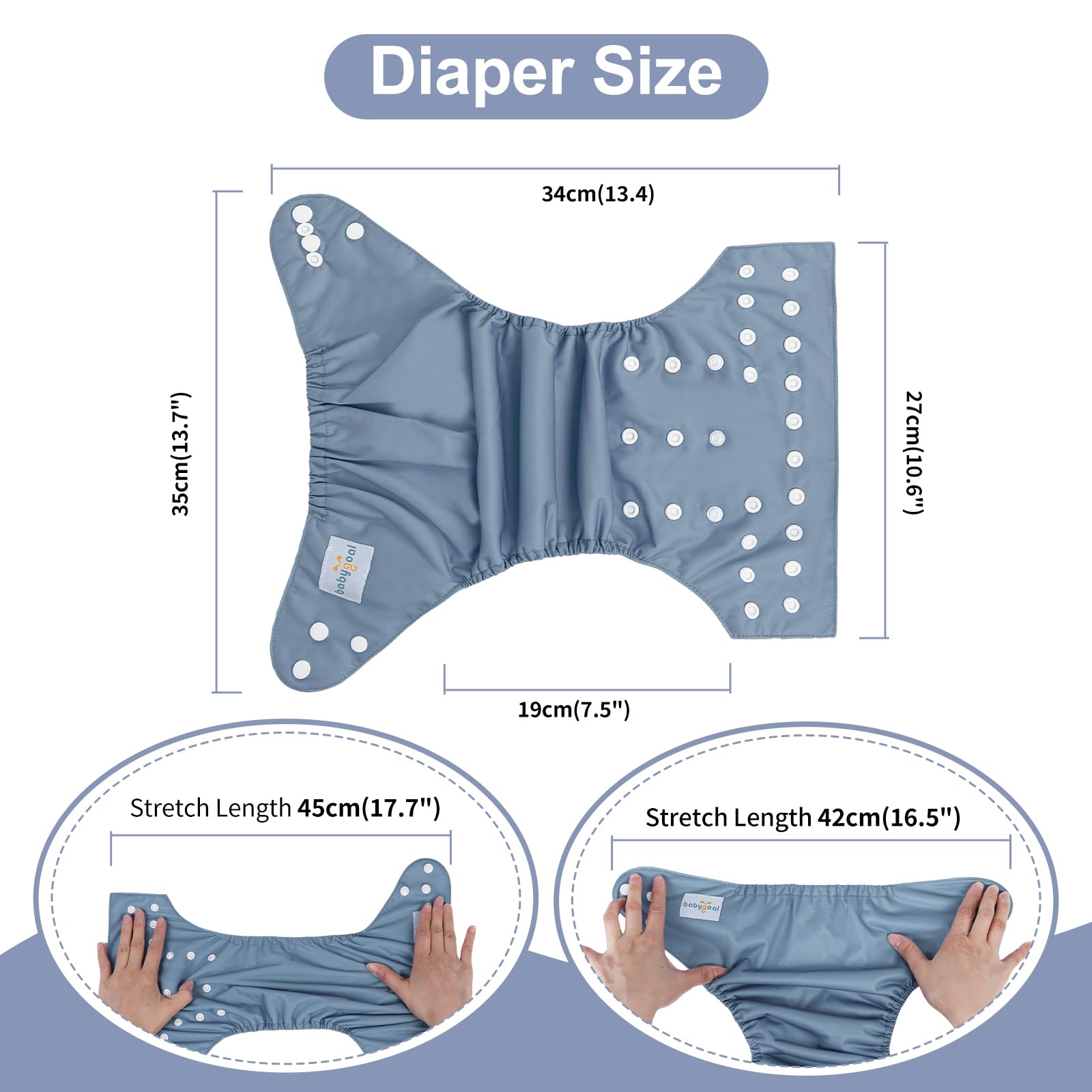 babygoal wet bag keeps soiled diapers organized during outings