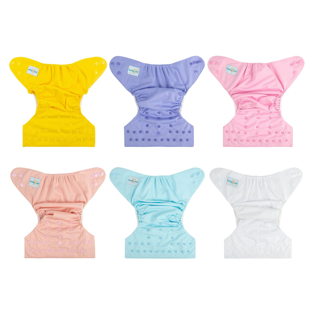 Babygoal wet bag included for on-the-go diapering and storage.