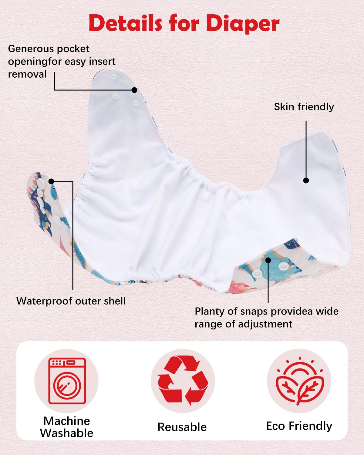 Babygoal wet bag for diapers image showcasing convenient travel and storage.