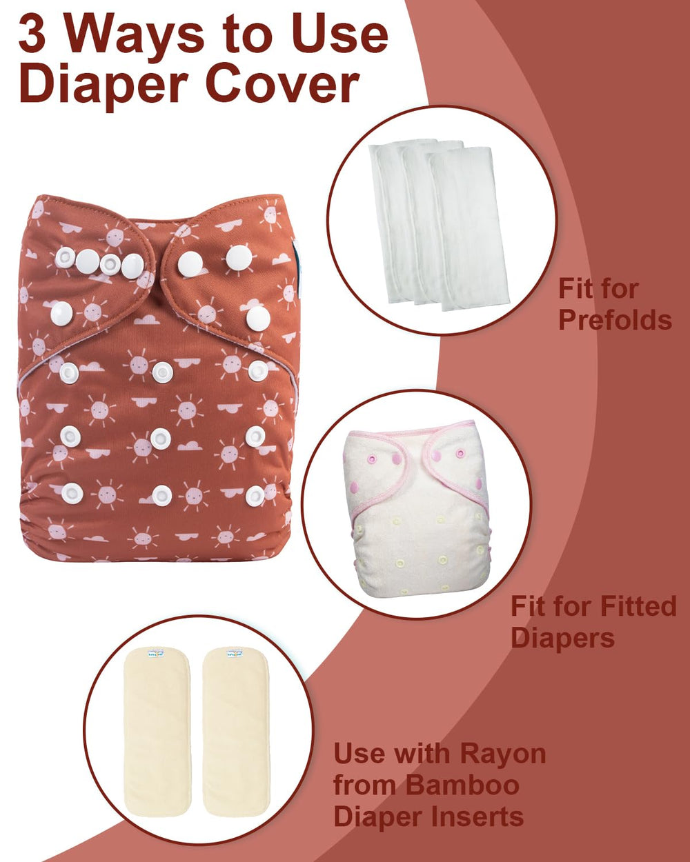 Babygoal wet bag included close-up demonstrates convenient diaper-to-wet-bag carrying solution.