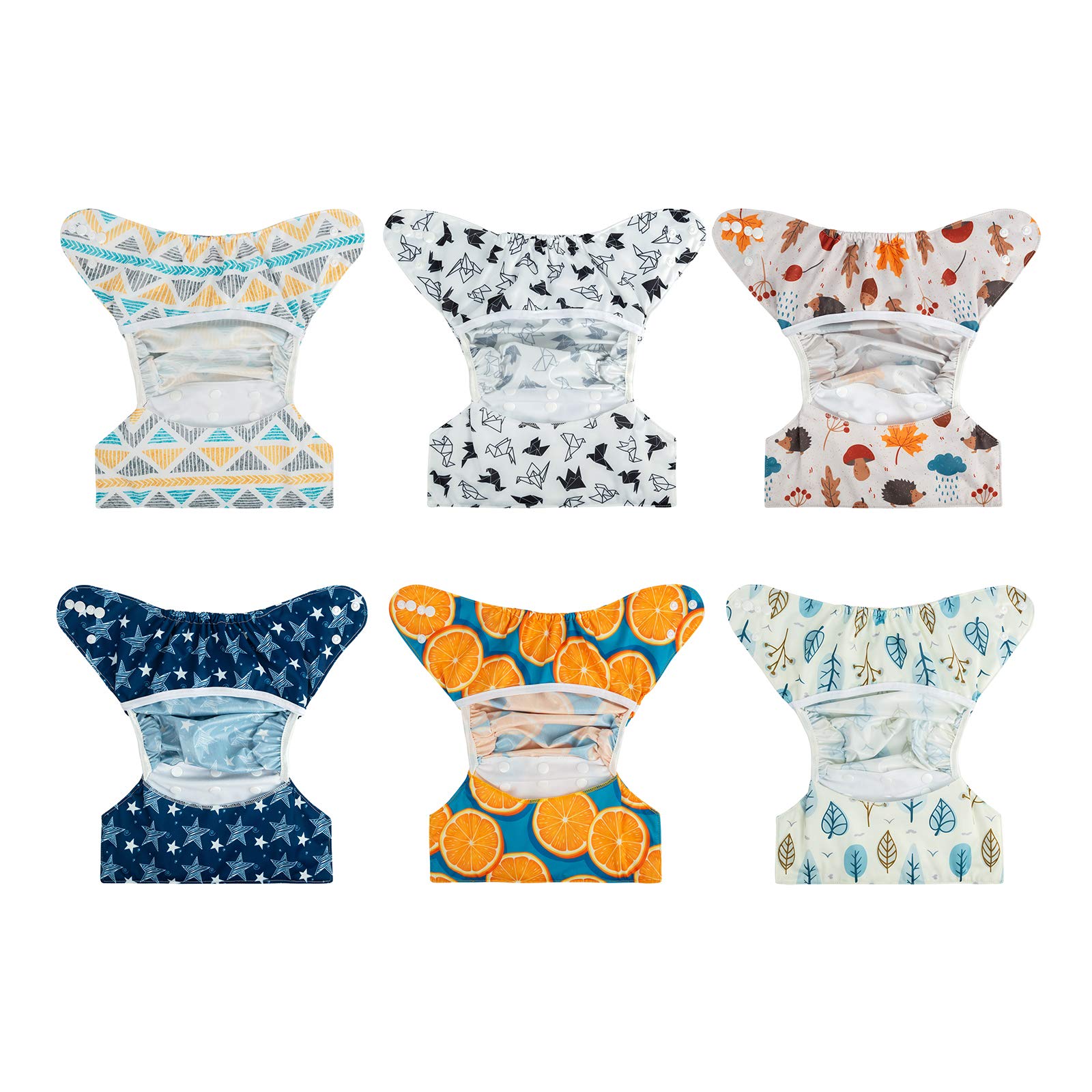 babygoal included wet bag for quick on-the-go diaper storage