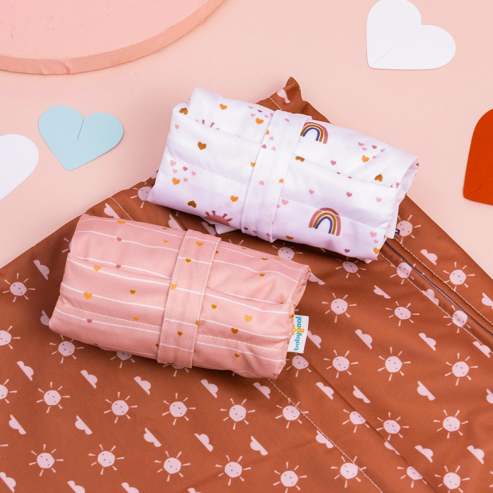 Babygoal wet bag waterproof exterior protects other items in a bag.