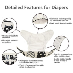 babygoal wet bag for on-the-go diaper storage and convenience.
