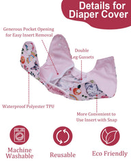 babygoal wet bag with zipper demonstrates convenient travel and quick diaper containment.