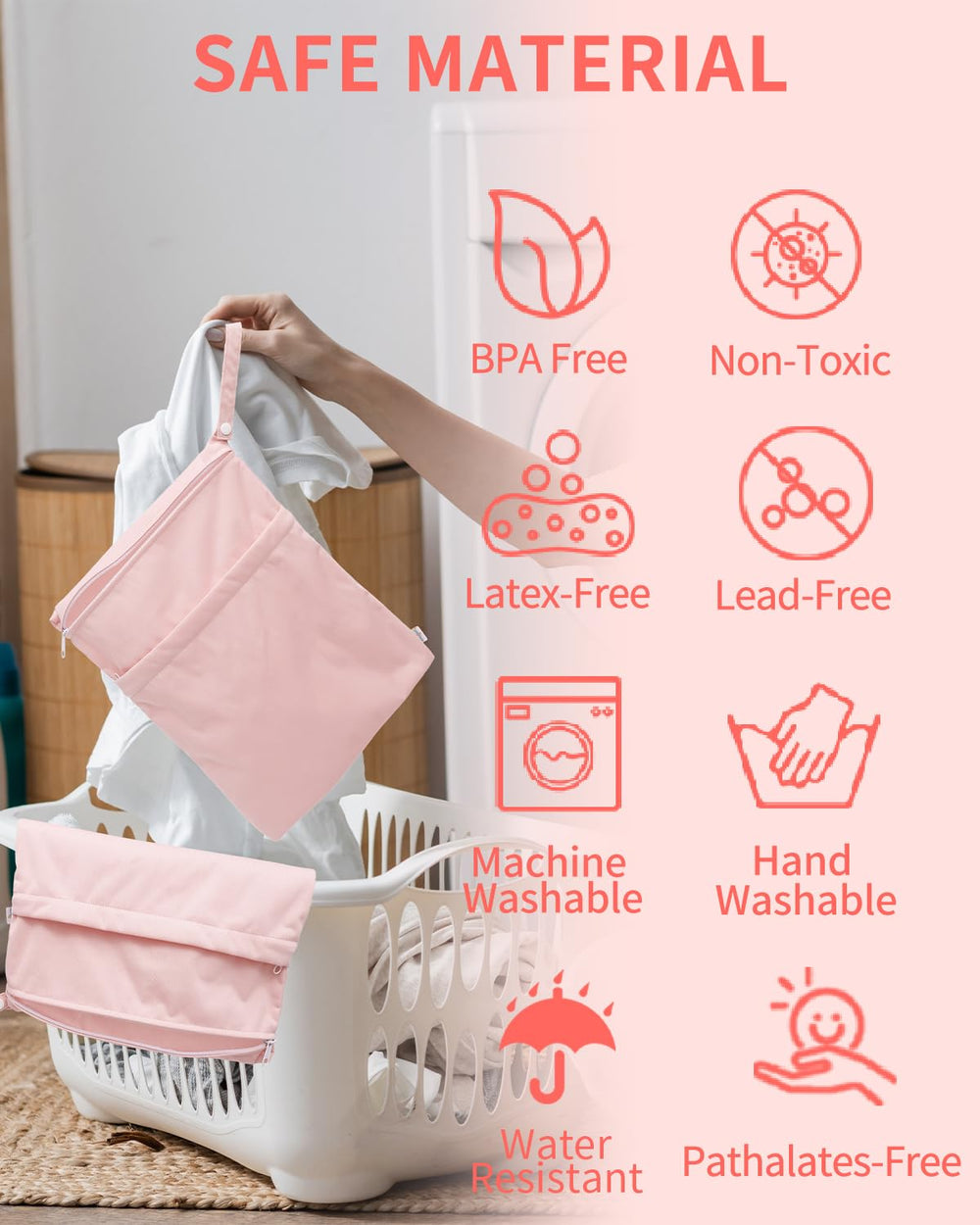babygoal wet dry bags multi function use for diapers swimsuits and more