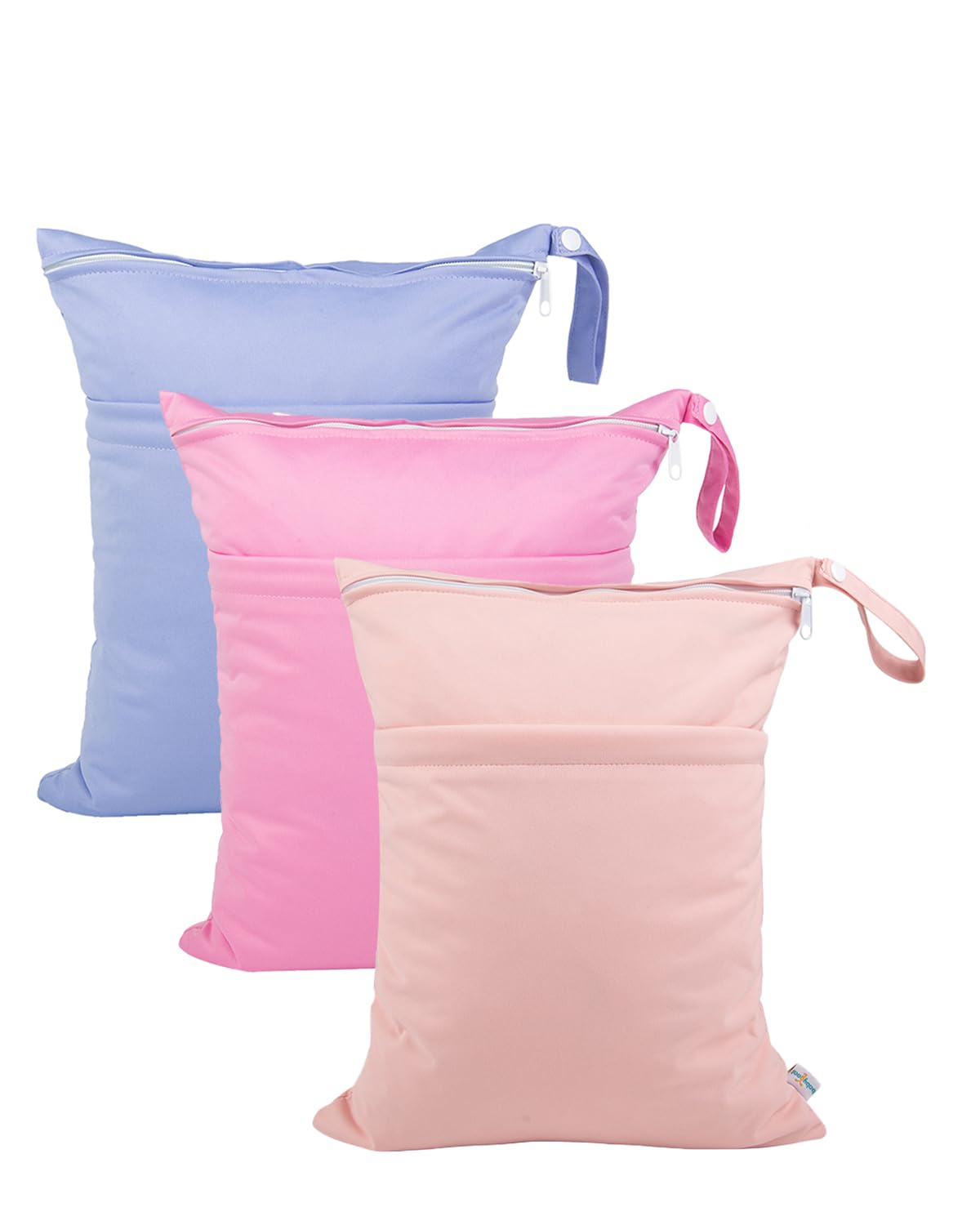 babygoal wet dry bags two pockets with zips for separating wet and dry items on the go