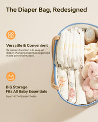 Babygreat diaper caddy portable with sturdy handles for travel