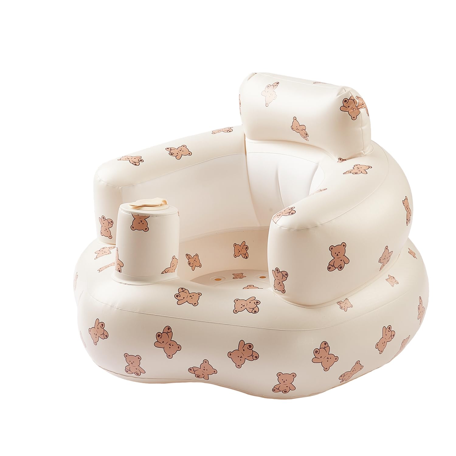 Babygreat inflatable baby seat durable PVC construction supports daily use.