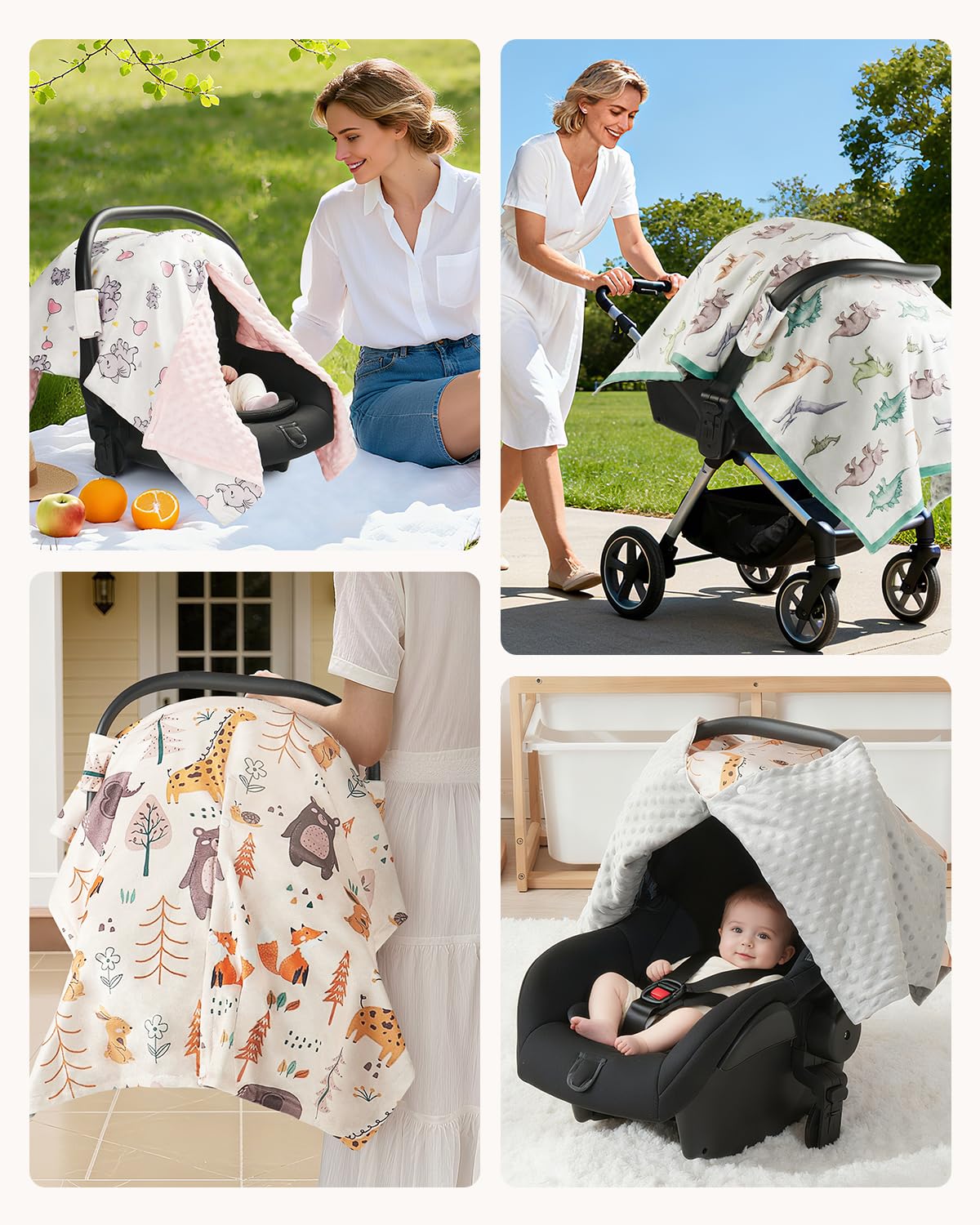 Babygreat universal-fit car seat works with most carriers
