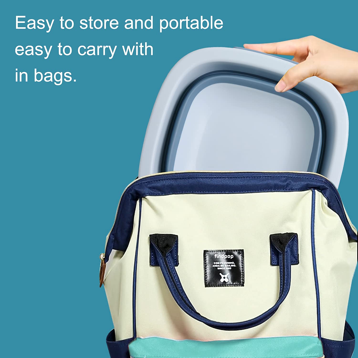 Babyhood breast-pump-parts-wash-basin provides a clean station at home or work