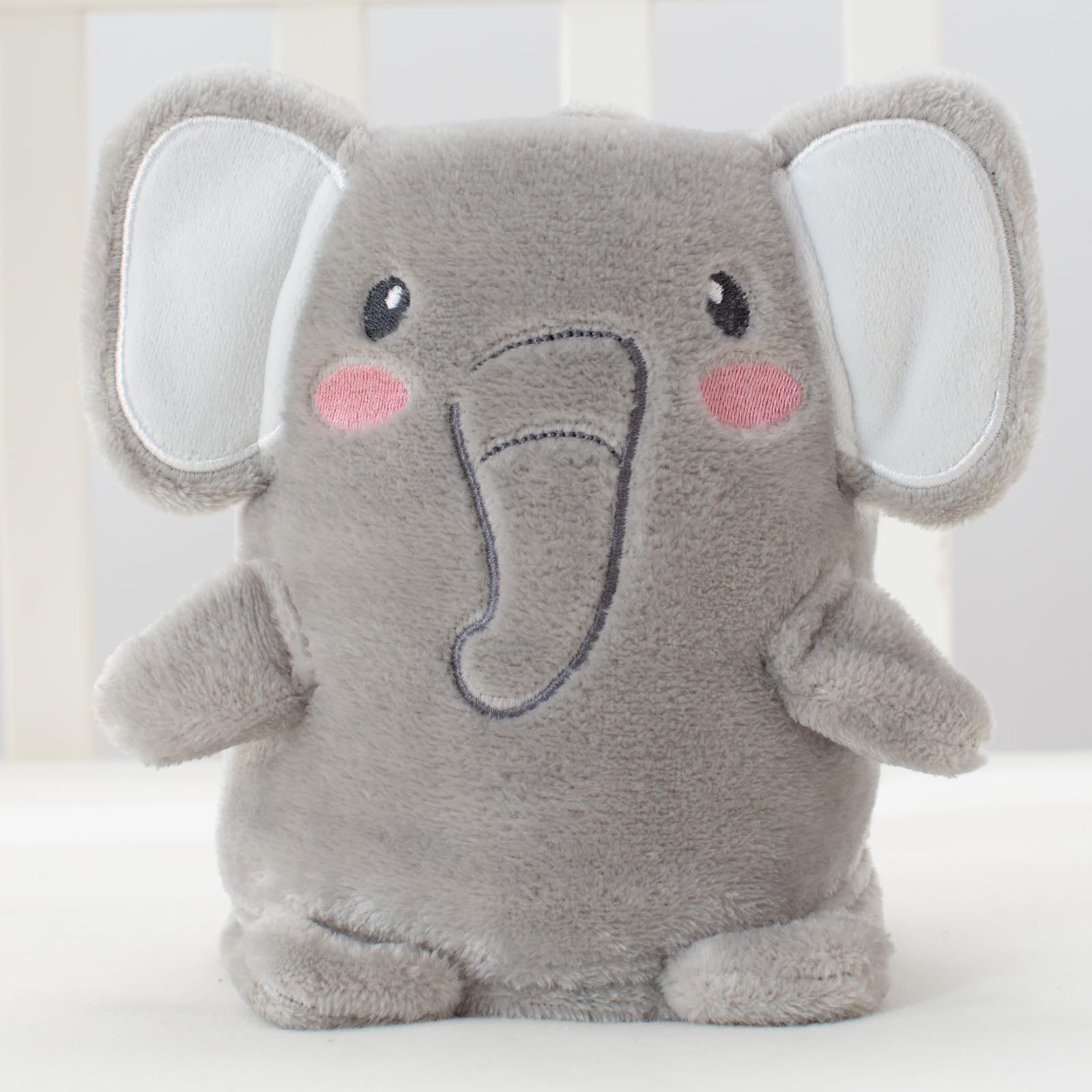 Babyhuggle 30x40 inches blanket sized perfectly for wrapping and layering.