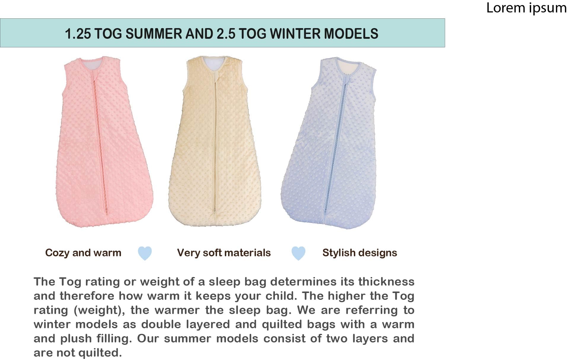 Baby in a Bag adjustable armholes for comfortable temperature control