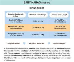 Baby in a Bag Summer Model front zipper enables easy diaper changes at night