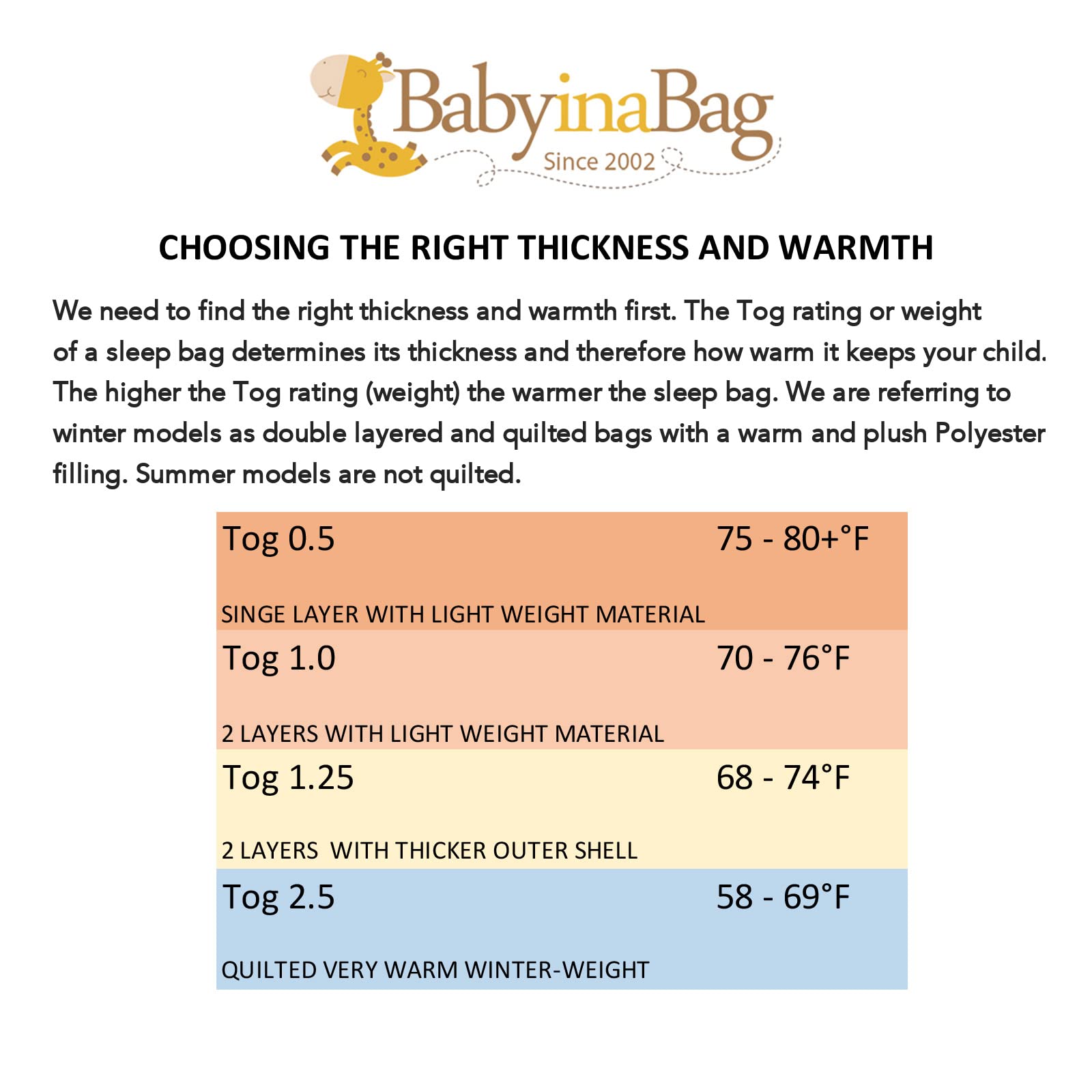 Baby in a Bag Summer Model jersey cotton inner lining feels soft on skin