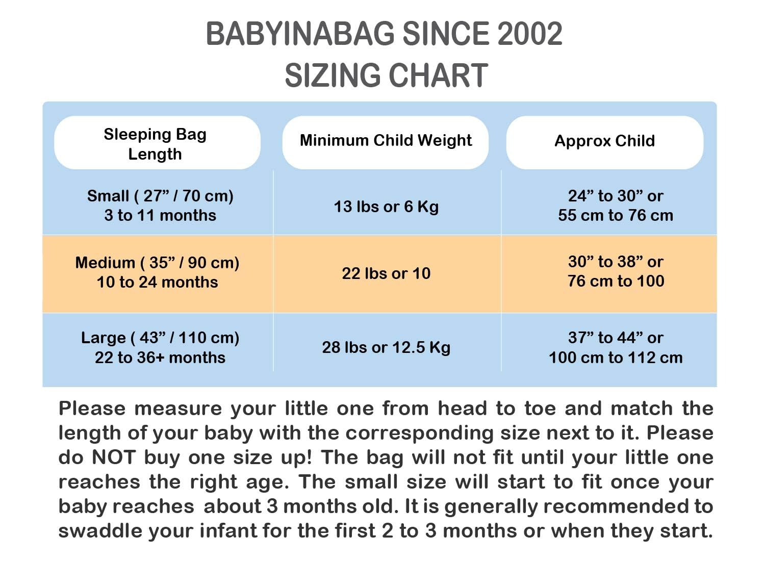 Baby in a Bag adjustable armholes for a secure, comfy fit