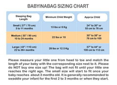 Baby in a Bag small infant model sleeveless design demonstrates heat circulation