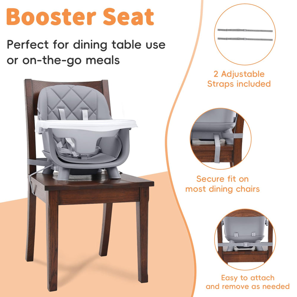 Babyliebe storage layer and footrest support comfortable, posture-friendly seating.