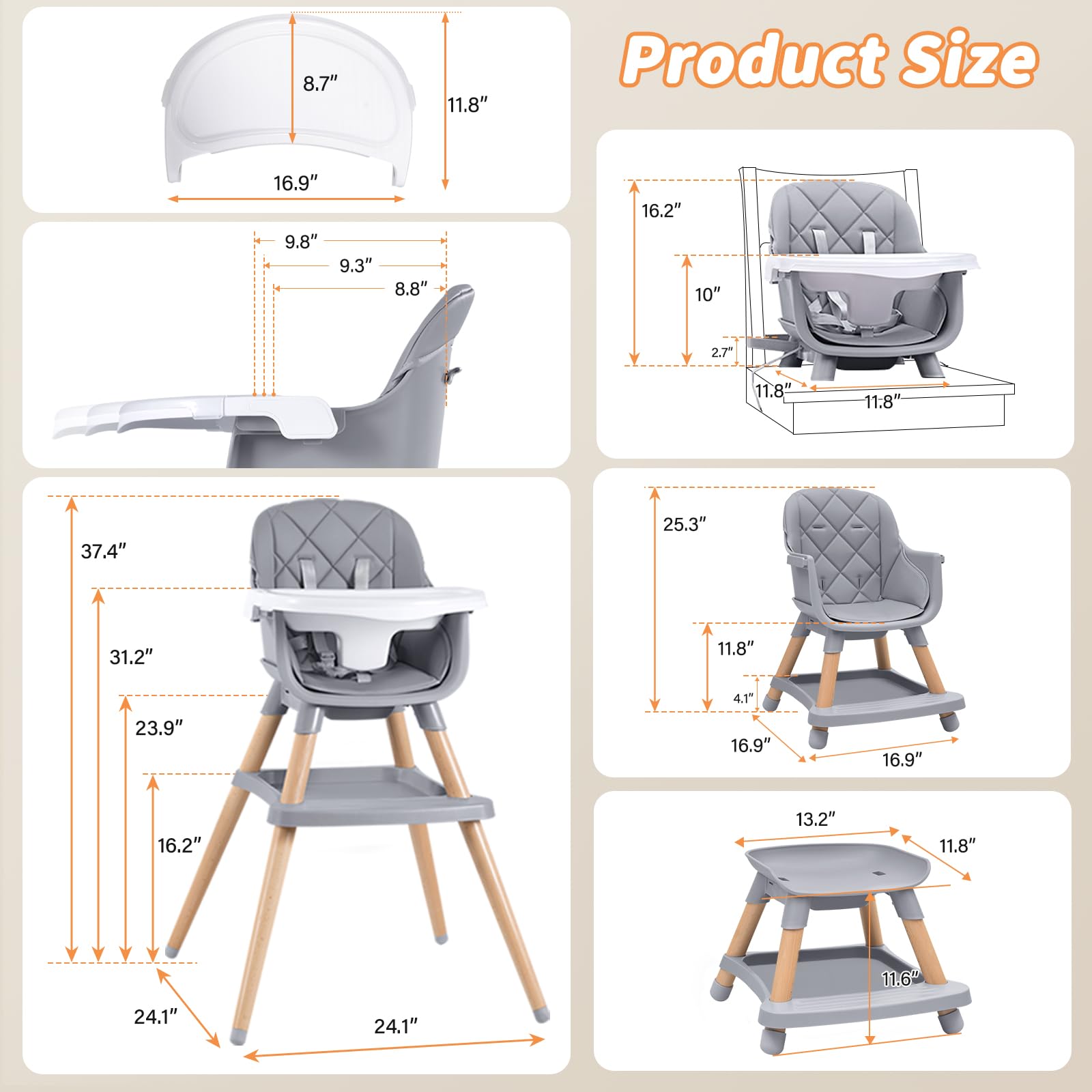 Babyliebe tool-free assembly saves time during setup.