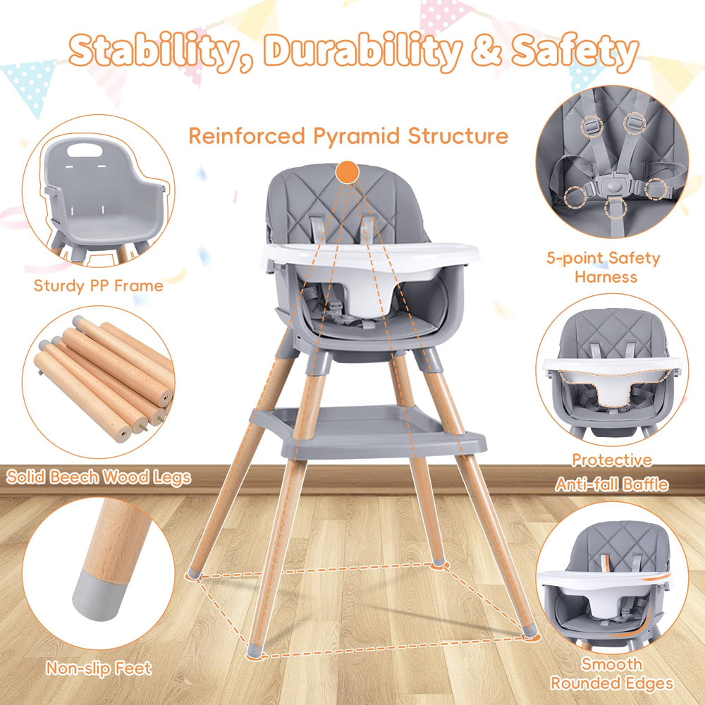Babyliebe under-seat drawer stores booster straps and small accessories.