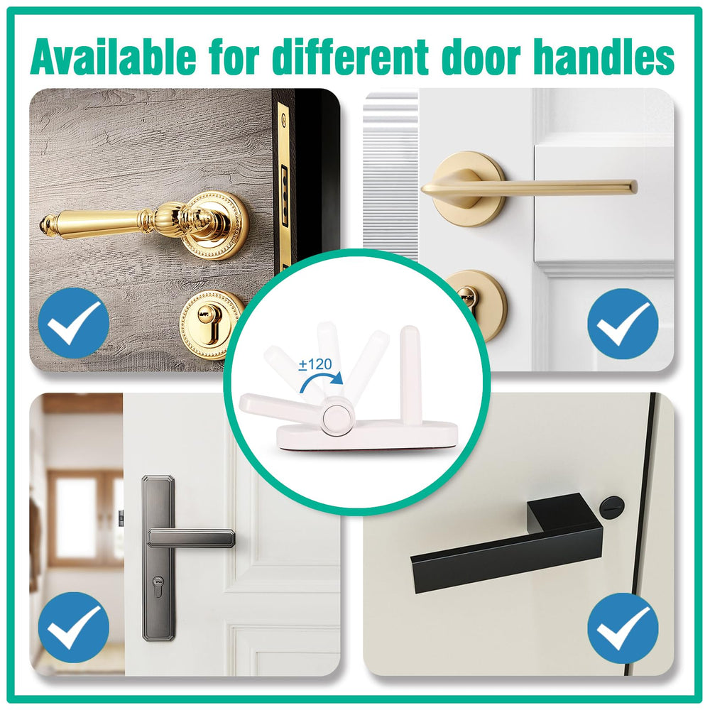Babylush lever lock installed simply makes kitchen safety possible for toddlers.
