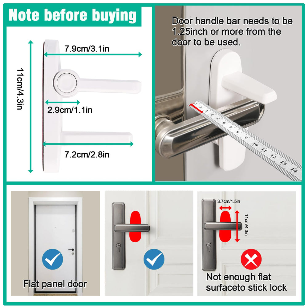 Babylush kid-safe lock supports bedrooms, kitchens, and storage areas.