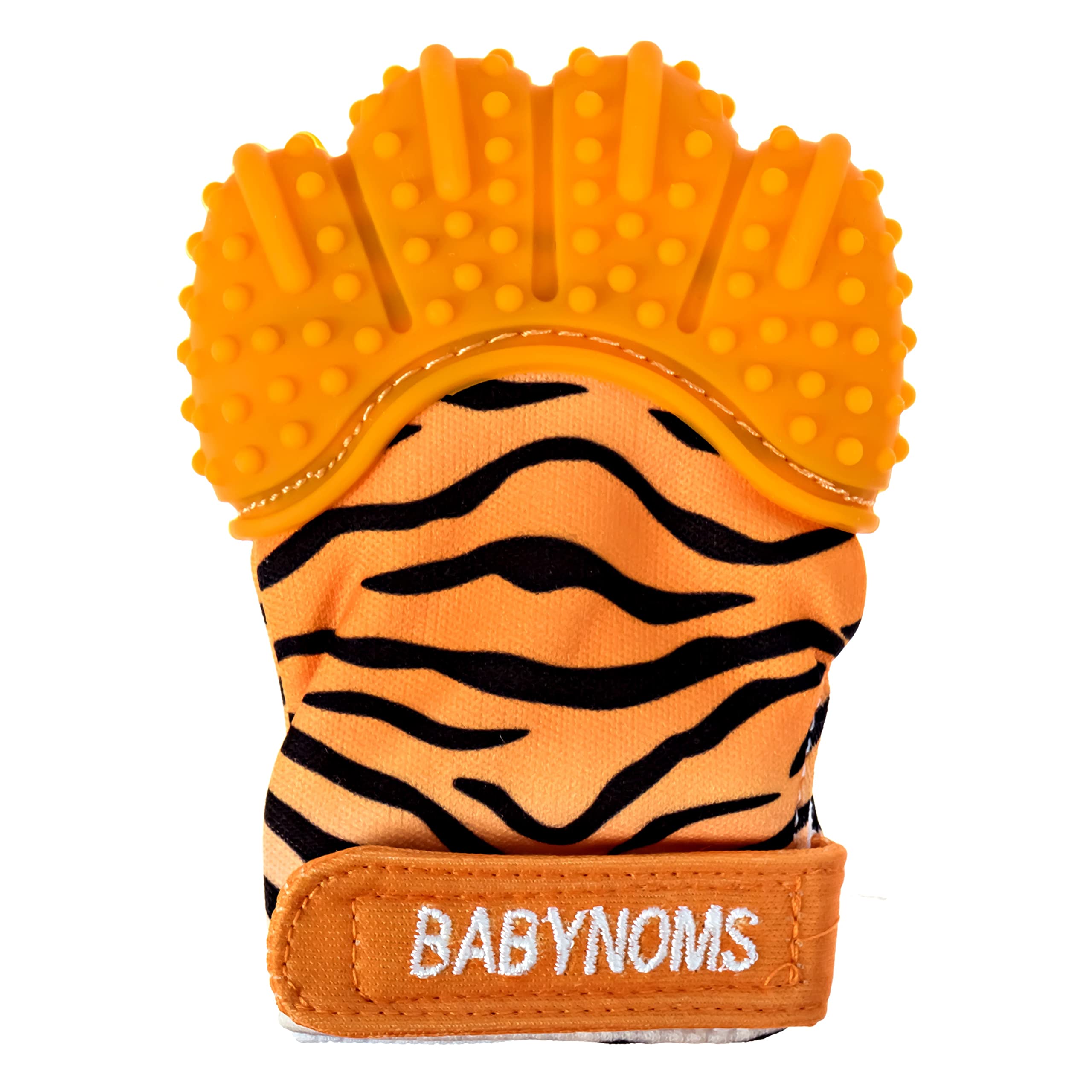BabyNoms teething mitten gift-ready packaging suitable for baby showers