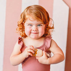 Babyology lavender coconut oil blend showcasing natural moisture for baby skin.