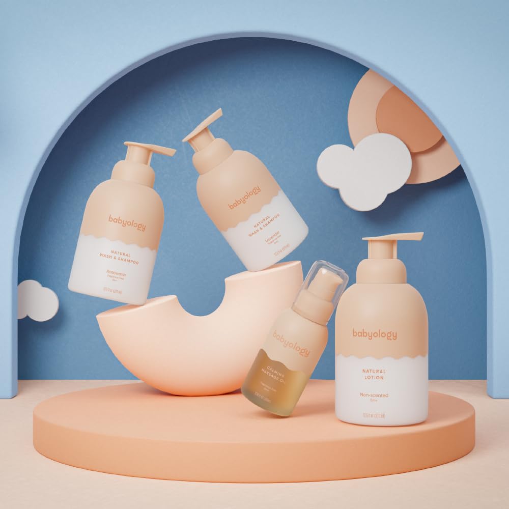 Babyology organic baby oil ingredients highlight calendula and avocado.