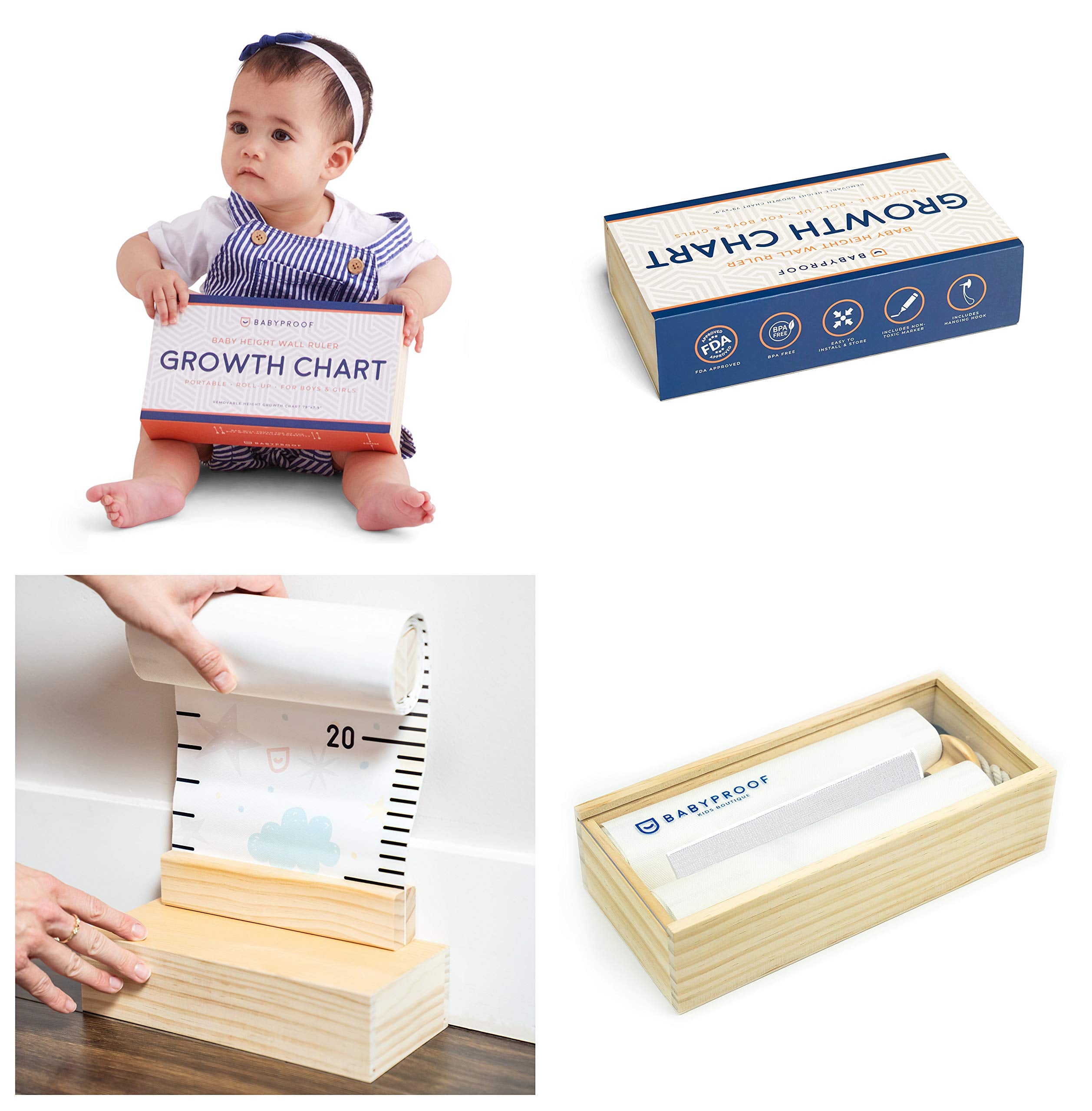 BabyProof Growth Chart Install Guide—clear setup instructions for fast, clean installation.