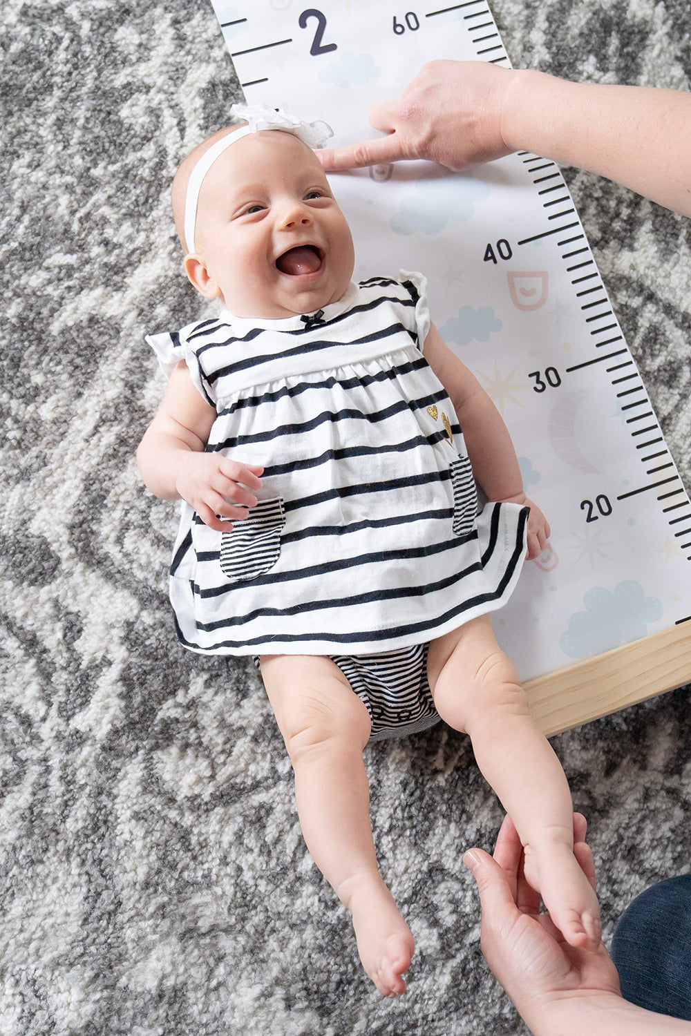 BabyProof Growth Chart Room Decor Detail—versatile height ruler for playrooms or nurseries.