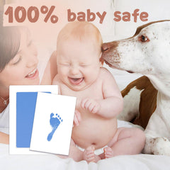 BabyQunt clean-touch ink pad closeup with no ink residue