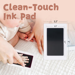 BabyQunt clean-touch ink pad preserves baby skin with no ink residue