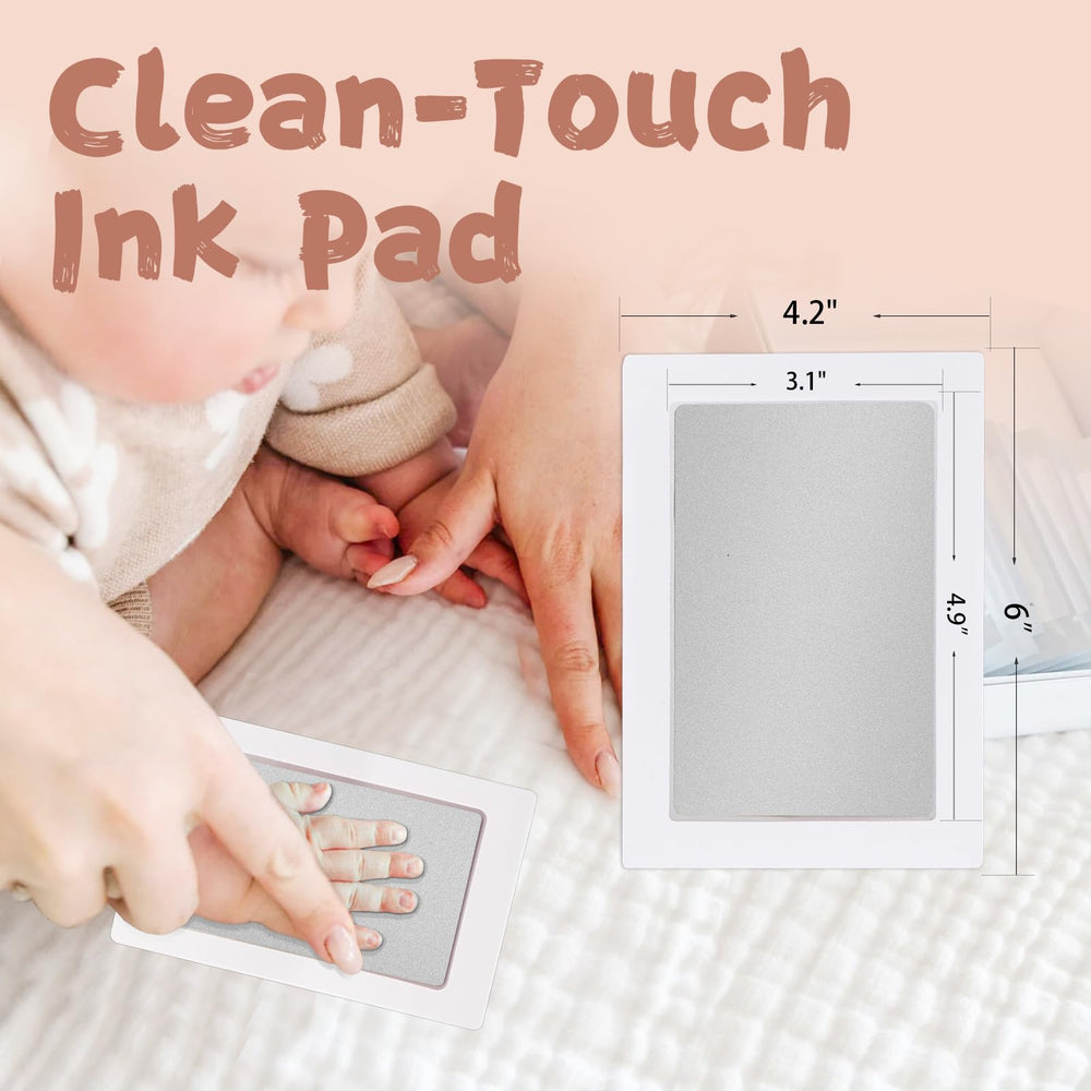 BabyQunt handprint cards capture precious moments on durable cards for easy framing