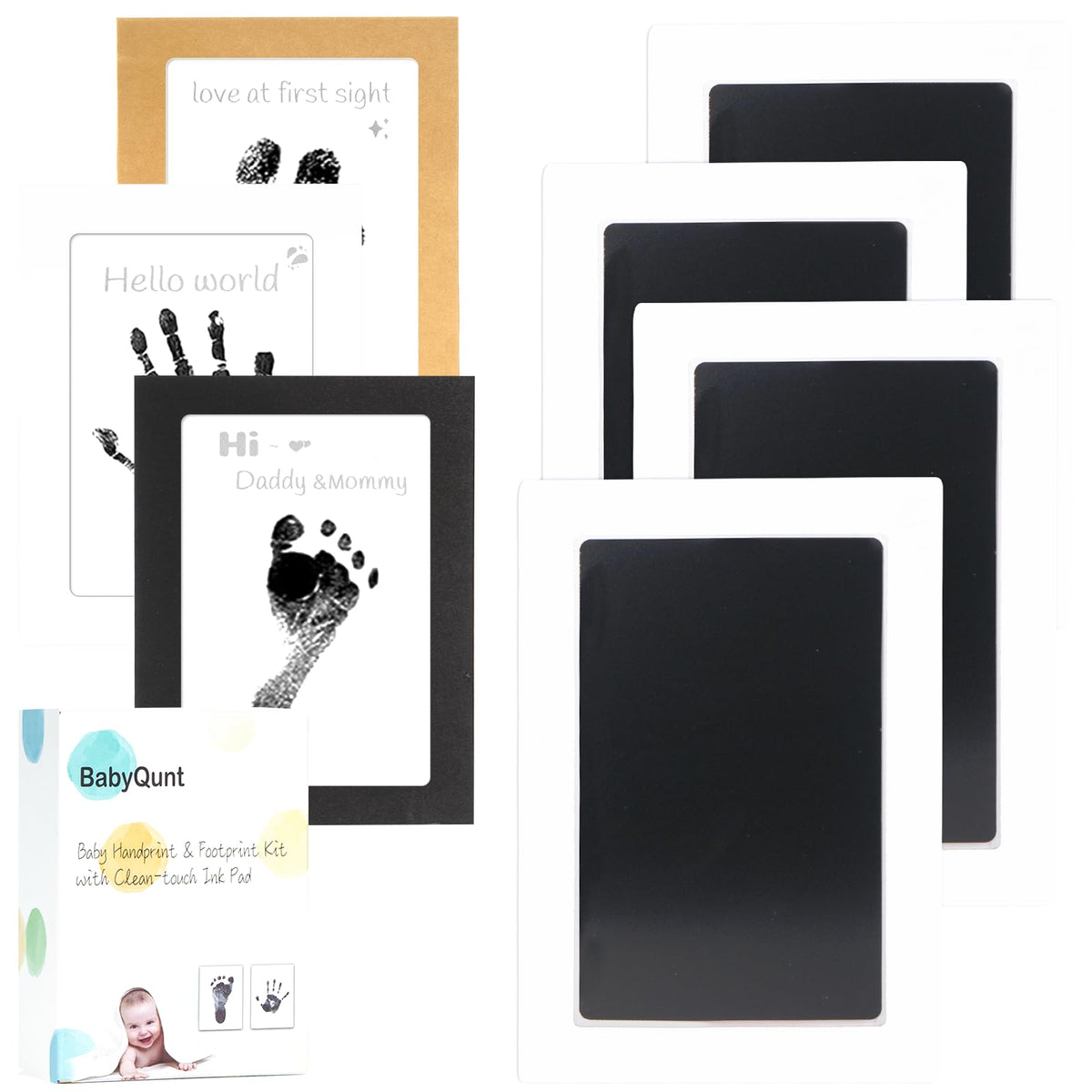 BabyQunt inkless kit unboxing shows mess-free setup for keepsake moments