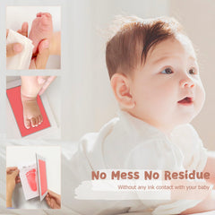 BabyQunt stamping cards provide ready keepsake surfaces for proud prints.