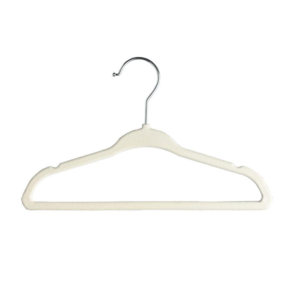 Babyrish beige hangers in box showcase nursery-friendly organization.