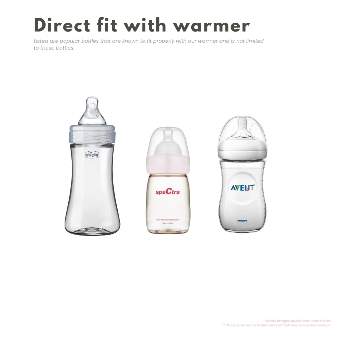 Baby’s Brew Superfast Warmer compact design tucked into a diaper bag.