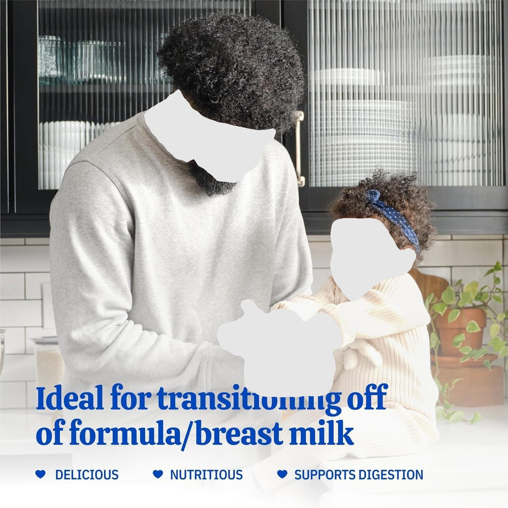 Baby's Only Organic prepare-instructions image shows dissolving powder for quick serving.