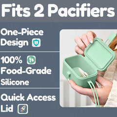Baby's Aid bpa-free silicone close-up highlights durable, one-piece design that's easy to clean