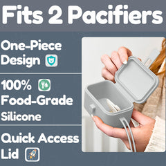 Baby's Aid silicone case is dishwasher safe for easy cleaning after use.
