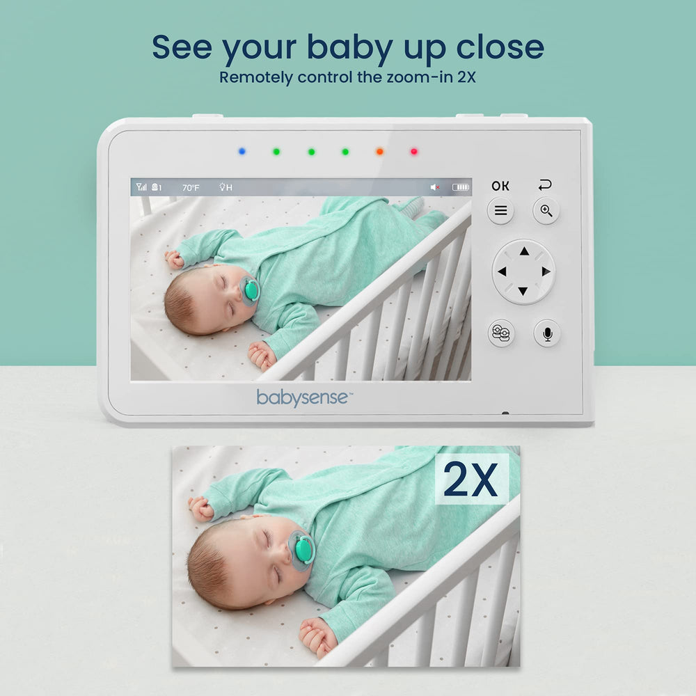 Babysense infrared night vision for low-light clarity